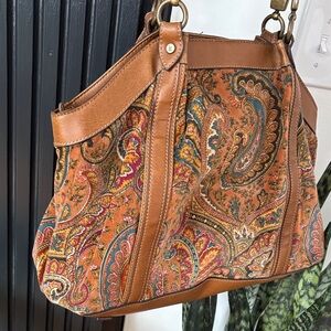 LIZ CLAIBORNE Paisley Patterned shoulder bag